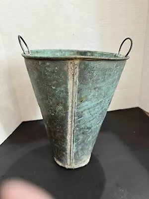 Vtg Copper Bucket Turned Into A Planter • $45