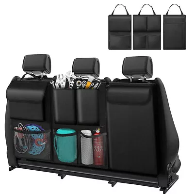 Universal Car Interior Accessories Back Seat Trunk Organizer Storage Bag Pocket • $35.15