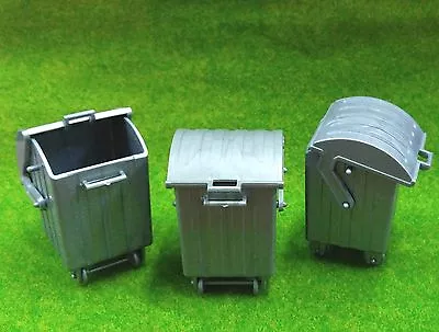 3x G Scale 1:25 Outdoor Garbage Trash Container Cans For Model Train Layout  • $9.99