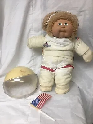 1985 Young Astronaut Cabbage Patch Doll Girl Blonde Hair Green Eyes • $50