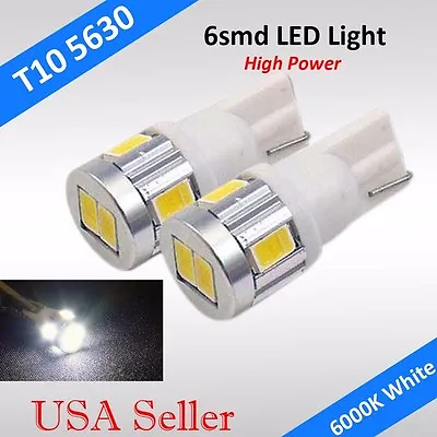 2x T10 T15 168 194 W5W Cree High Power 6smd LED Backup Reverse Light Lamp Bulb • $9.60