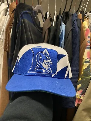 Shark Tooth Vintage Duke Blue Devil Snapback Mitchell And Ness • $35