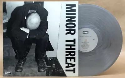 MINOR THREAT Self-Titled GRAY SILVER COLOR VINYL LP First 2 7  Record Fugazi NEW • $17.99