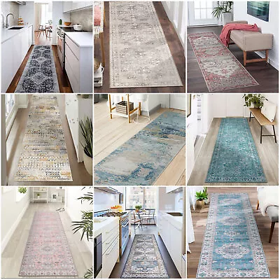 Deal 2 PCS Hallway Runner/ Washable Runner/ Thick Plush Floor Rug Mat 80x300cm • $151.98