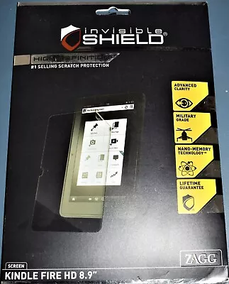 ZAGG Invisible Shield High Definition Screen For Amazon Kindle Fire II • $2.69