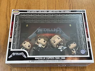 Funko Pop Metallica Master Of Puppets Tour 1986 New - Damaged - Tilted Inside • $90