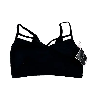 NEW Victoria Secret Sport Black Sports Bra Minimum Support Size Small • $10.59