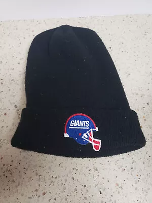 New York Giants Ski Winter Cap - Pre Owned - NFL Football Team Vintage Rossmar • $18.49