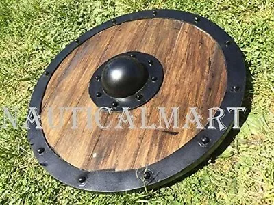 NauticalMart Renaissance Armor Viking Shield Brown Full Size Replica Shield • $141.55