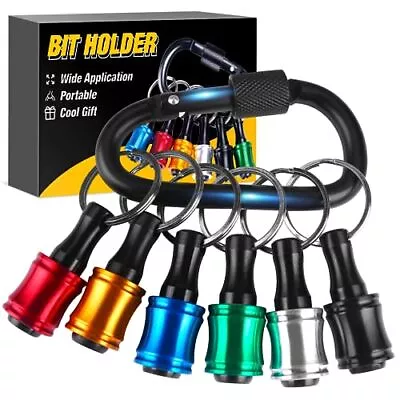 Bit Holder Tools Gifts For Men Stocking Stuffers For Men Gadgets 1/4 Hex Shank S • $15.31