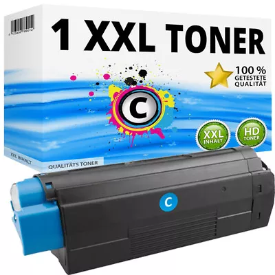 1x XXL Toner Cyan For OKI Data C5250 Dn C5450 N C5510 MFP C5540 MFP • £18.97