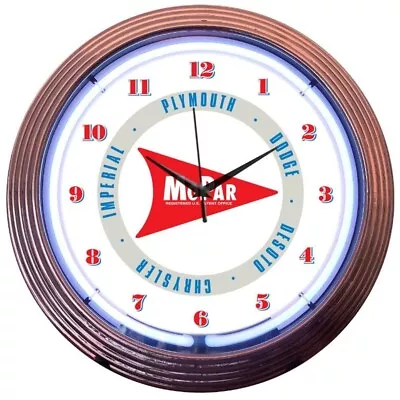 Mopar Arrow 15  Wall Décor Neon Clock 8MPARW • $85.99