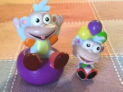 2 Mattel Dora The Explorer Boots Monkey PVC Cake Topper Toy Figure Balloons • $9.99