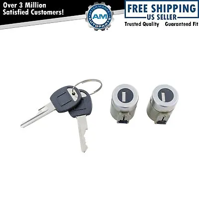 Front Door Lock Cylinder Kit Pair Set With Keys New For C1500 K1500 Tahoe Yukon • $21.68