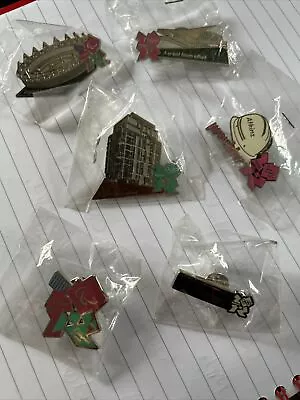 London 2012 Olympics Pin Badges Sealed X 6 Inc 2012 Stadium And Aquatics Centre • £50