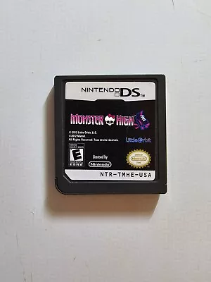 Monster High Skultimate Roller Maze Nintendo DS Game 2012 Cartridge Only Tested • $12.50