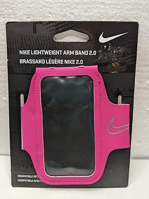 NEW Nike Lightweight Arm Band 2.0  Pink/Gray For Smartphone Compatible With Most • $8.99