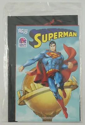 Superman/Taco Bell 3-D Pop Up Hero Poster Set & Mini-Standee + Glasses SEALED DC • $19.99