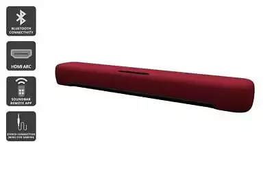 Yamaha Compact Soundbar With Built-in Subwoofer - Red (SR-C20A) Soundbars • $194.25