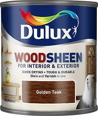 £17.35 • Buy Dulux Woodsheen - Q-Dry Interior & Exterior Satin Varnish - All Colours & Sizes