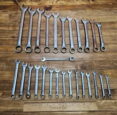 Combination Wrenches Set VINTAGE Tools Size SET BOX & OPEN END ☆US/Imported • $0.99