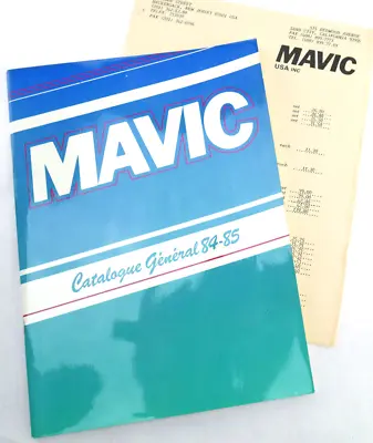 Mavic 1984-85 Catalog SSC Brakes Wheels Handlebar Stem W PRICE SHEETS NOS • $72