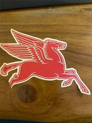 VINTAGE ORIGINAL 1930s MOBIL OIL PEGASUS FLYING HORSE SOUVENIR ORIGINAL DECAL • $27.99