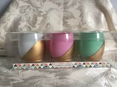 Yankee Candle Easter Dipped Egg Votive Holder Set • £24.95