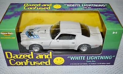 American Muscle Dazed And Confused White Lightning Trans Am 1:18 DieCast Car #51 • $79.99