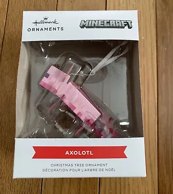Minecraft Pink AXOLOTL - Hallmark Christmas Tree Ornament (Brand New In Box) • $11.99