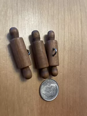 3 Vintage Wooden 1  1/2  Toggle Buttons • $2.99