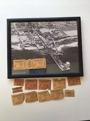 Vintage 1963 Pacific Ocean Park Santa Monica Amusement Park Tickets Picture • $19.99