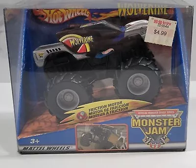 WOLVERINE HOT Wheels Monster Jam Rev Tredz Monster Truck 1:43 VNTG 2003  • $18.20