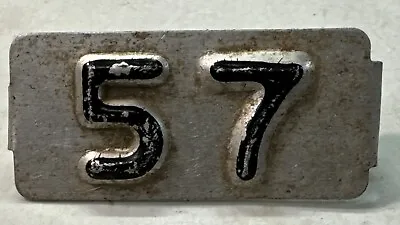 Vintage Iowa DMV 1957 Car Registration Tags Metal Original Metal Tag • $24.99