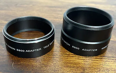 $15 • Buy Nikon 8800 Lens Adapter 58mm Wide Tele Set