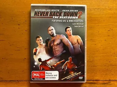 Never Back Down 2 DVD Region 4 Free Tracked Post • $11