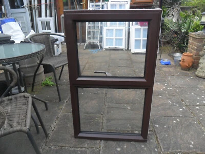 £60 • Buy Aluminium Window Brown   600mm X 1000mm Double Glazed