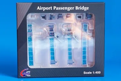 JC Wings 1:400 LH4223 Airport Passenger Bridge Blue For B737 • $27.99
