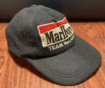 Team McLaren Marlboro Formula 1 Racing Vintage Hat Cap Wool Rayon Embroidery • $99