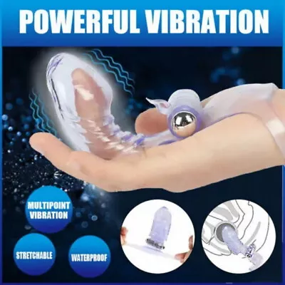 Finger Banger G-spot Stimulator Vibrator Strap-on Dildo Massager Women Sex Toys • $24.95