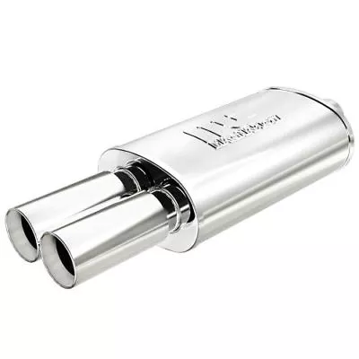 Magnaflow 14815 Universal Muffler W/ Dual Tip; 2.25 /3  In/Out; Stainless Steel • $311