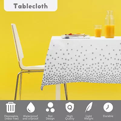 54  X 108  Rectangular Seamless Tablecloth For Wedding Restaurant Banquet Party • $5.99