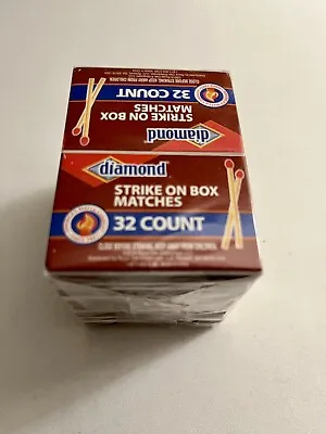 $9 • Buy Diamond Strike On Box Small Wooden Penny Kitchen Matches 1Pack Of 10 (320 Total)