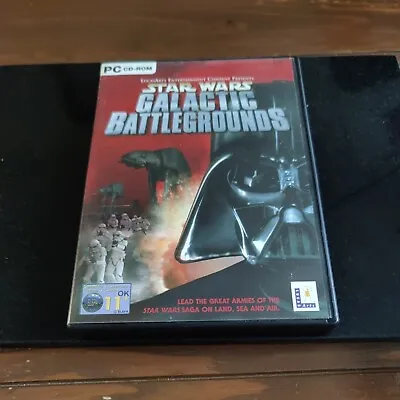 £5 • Buy PC CD ROM Star Wars Galactic Battlegrounds 2 Disc Great Condition 