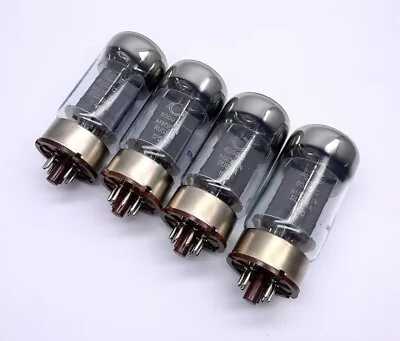 Rare Matched Quad Svetlana Winged =C= 6550C 6550 Valves Tubes NOS • £500