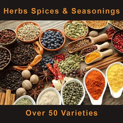 £6.49 • Buy Herbs, Spices & Chilli  - Whole & Ground From Around The World Over 50 Varieties