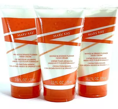 Mary Kay Hand Cream Mango And Orange Flower~lotion~lot Of 3~full Size~sealed! • $28.95