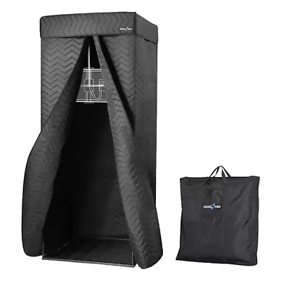 Portable Vocal Booth 360 XL Soundproof Shield Tote Voice Narration PRO Recording • $354.86