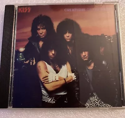 Kiss CREATURES OF THE NIGHT Cd Mint  Vinnie Vincent (invasion)  1ST PRESS. • $100