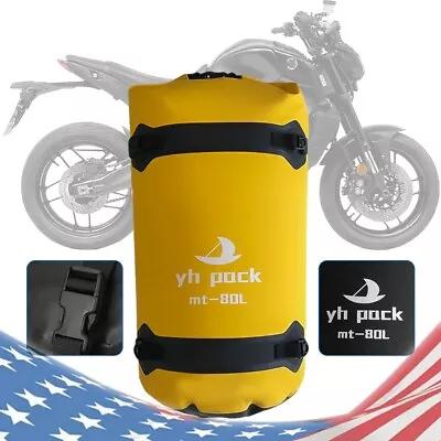 Motorcycle Waterproof Tail Bags Back Seat Bags Travel Bag Luggage Rear Seat Bag • $26.18